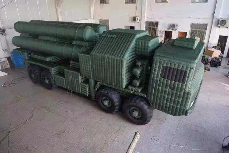 临汾军事充气导弹车
